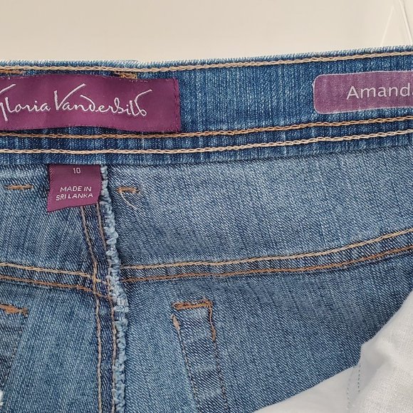 WOMEN'S GLORIA VANDERBILT AMANDA STYLE JEANS SIZE 10 - Picture 5 of 7